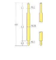 Special sales of high-end double spring test probes import probe