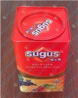 年货糖果罐,马口铁瑞士软糖铁罐,混合水果口味糖果罐