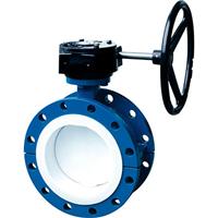 Flange butterfly valve manufacturer tetrafluoroethylene