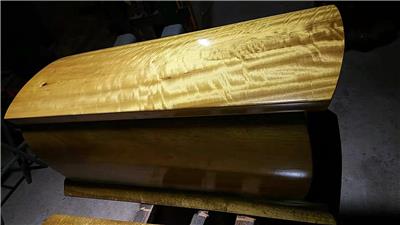 Supply brand gold Phoebe Phoebe family carved coffin
