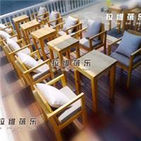 北欧风格咖啡馆实木椅子厂家设计定制