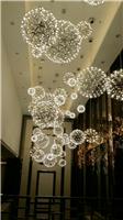 满天星酒店复式楼梯客厅大吊灯LED火花球moooi创意吊灯现代餐厅灯