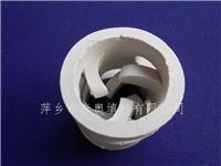 供应陶瓷鲍尔环 50mm陶瓷鲍尔环填料价格 耐酸防腐塔填料