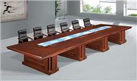 Huairou Veneered wood conference tables and chairs customized Beijing office furniture custom base