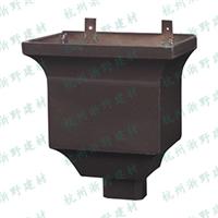 Supply Qinhuangdao City, Hebei Province imitation copper finished gutter / bronze metal square rainwater pipe manufacturers
