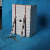 高铝型陶瓷纤维喷吹毯 耐火保温毯容重96-128kg/m3