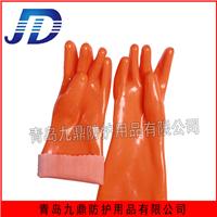 工厂直销防水耐油耐酸碱PVC工业手套耐磨防化耐用塑胶防护