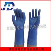 低价直销新款尼龙内里PVC涂层蓝磨砂耐油耐酸碱工业