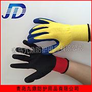 直供尼龙手套浸胶乳胶劳保手套工业防护手套耐磨耐用工作手套