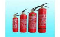 Portable dry powder fire extinguisher