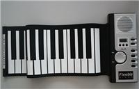 博锐品牌49键防水折叠硅胶电子琴手卷式钢琴厂家批发