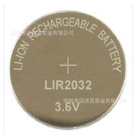 供应3.6V纽扣电池 LIR2032电池 高品质