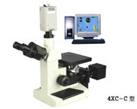上海荼明光学仪器4XC倒置三目金相显微镜