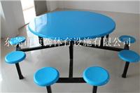 学校餐桌椅 食堂餐桌椅厂家快餐桌椅-食堂餐桌椅价格 玻璃钢餐桌椅