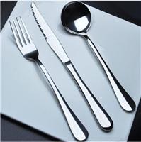一元购 不锈钢餐具厂家低价批发西餐刀叉 不锈钢刀叉勺 酒店餐具