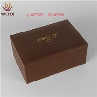 广州茶叶盒厂家，pu皮质的茶叶盒定制，普洱茶茶叶皮盒订制