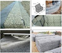 铅丝固滨笼网网箱是用于河道堤坡防护的钢丝网箱、卓昌供应铅丝笼网箱