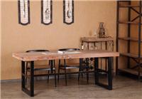 复古铁艺实木餐桌椅饭桌 美式实木家具 酒吧桌椅报价