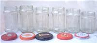 徐州玻璃瓶生产厂家长期直销高白料玻璃果酱瓶配盖子