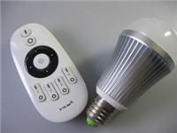 分组调光调色温led球泡灯 2.4G射频无线遥控led灯具