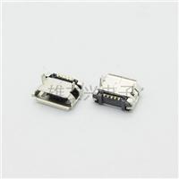 MICRO 5P连接器5.9mm加焊点加长脚1.5卷边USB接口
