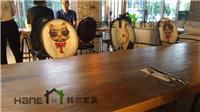 上海韩尔厂定制 南京西餐厅桌椅 实木餐桌椅定制