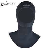 water scuba带领潜水帽，防紫外线帽 潜水头套 3MM保暖防寒头套 下水作业潜水服 保暖头套