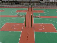 浙江塑胶篮球场施工地面