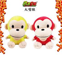 厂家定做猴公仔 猴子毛绒玩具娃娃大嘴猴 猴年吉祥物批发加LOGO