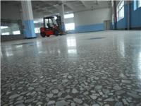 上海杰心提供黑白水磨石地面价格施工地面硬化翻新 硬化 厂房地面