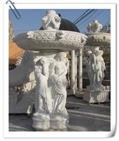 供应定做精品欧式喷泉雕塑，石质喷泉雕塑厂家，石雕人物喷泉，音乐喷泉，动物喷泉