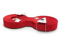 图书馆异形沙发定制 幼儿园异形沙发订做 迈思专业订制