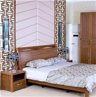 厂家优惠促销 实木床 1.2米虎斑木儿童床 中式实木床 质量保证