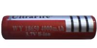 厂家批发 18650强光手电筒充电锂电池 3.7V 大容量18650锂电池