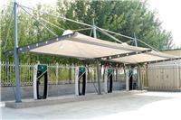 郑州高铁站膜结构遮阳篷、公交站台雨棚