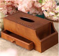 木制工艺抽纸盒销售/菏泽木制纸巾盒价格