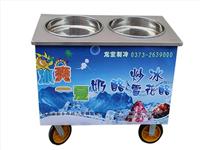 辉县双锅炒酸奶机制冷速度好生产厂家直销