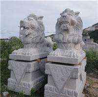 寺庙石狮子石麒麟摆件 石材狮子批发价格 石雕狮子雕刻厂家