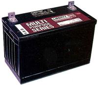 T-105观光车蓄电池 美国邱建蓄电池6V225AH