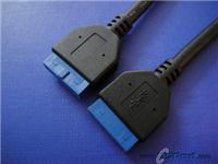 USB 3.0 2*10P 排母 TO USB 3.0 2*10P 排母 ROUND CABLE