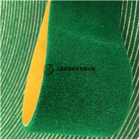 纺织行业绿绒糙面带 自粘绿绒带 带胶绿绒包辊带
