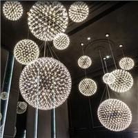 铭星火花球吊灯创意个性满天星艺术星球灯圆球展厅服装店餐厅灯