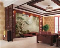 彩雕中式电视背景墙定制-广东中式电视背景墙