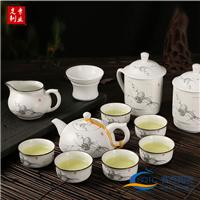 景德镇新品上市 实用亚光茶具 个人杯 套装 陶瓷功夫茶具青花