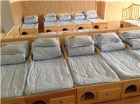 定做内江幼儿园午休床，抽拉床成都木洛实木家具 质保3年