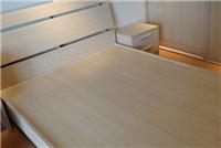 济南福翔家具承接酒店配套家具板式简约硬板床床头柜可定制