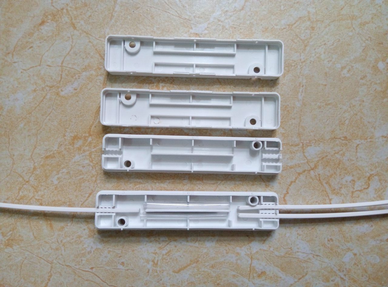 广东省广电皮线光缆保护盒，一进二出光缆热熔保护盒