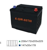 起动用免维护型蓄电池外壳6-QW-60TⅢ