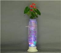 供应**灯光氧气花瓶/水培花卉花盆/新型灯光氧气花瓶