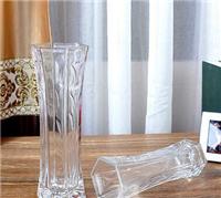 水晶富贵竹花瓶 厂家直销玻璃花瓶 六角水晶花瓶